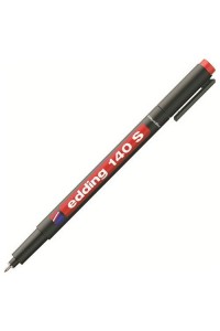 Edding E-140S Kırmızı Asetat Kalemi