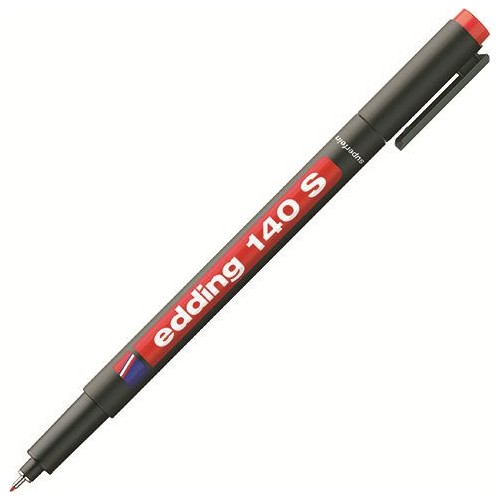 Edding E-140S Kırmızı Asetat Kalemi Edding E-140S Kırmızı Asetat Kalemi