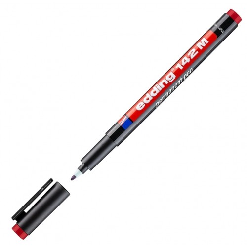 Edding 142 M Kırmızı Asetat Kalemi 1.00 mm Edding 142 M Kırmızı Asetat Kalemi 1.00 mm
