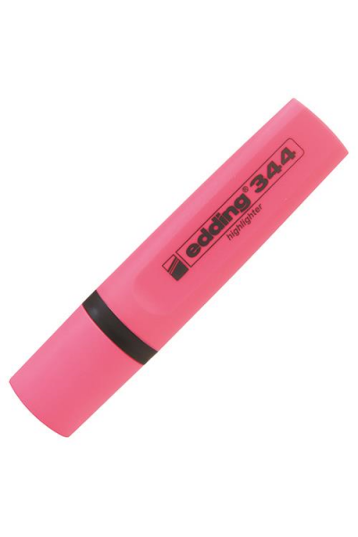 Edding 344 Pembe Renk Fosforlu Kalem