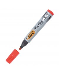 Bic 2000 Yuvarlak Uçlu Kırmızı Permanent Marker Koli Kalemi