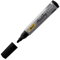 Bic 2000 Yuvarlak Uçlu Siyah Permanent Marker Koli Kalemi