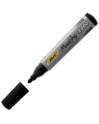 Bic 2000 Yuvarlak Uçlu Siyah Permanent Marker Koli Kalemi