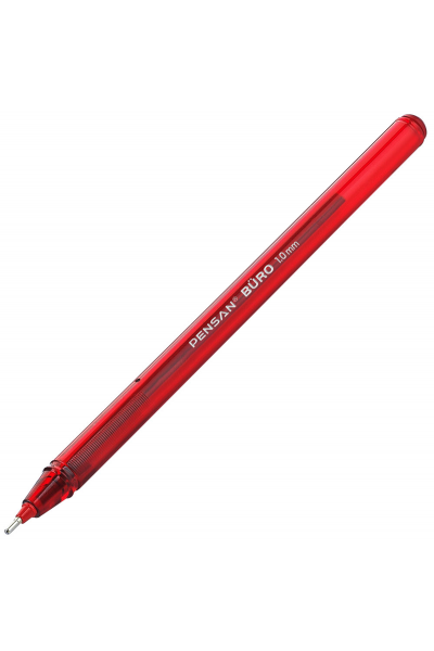 Pensan 2270 Kırmızı Büro Tükenmez Kalem 1mm Uç 