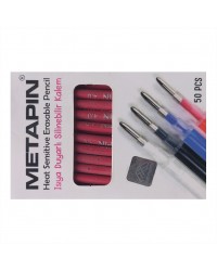 Metapın Isı Ve Ütü ile Uçan Kalem Kırmızı Refil 0,7 mm (50 Lİ KUTU)