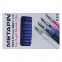 Metapın Isı Ve Ütü ile Uçan Kalem Mavi Refil 0,7 mm (50 Lİ KUTU)
