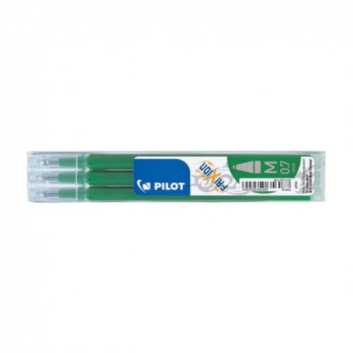 Pilot Frixion Isı İle Uçan Kalem İçi Refil  BLS-FR7-G-S3 Yeşil 3 lü paket