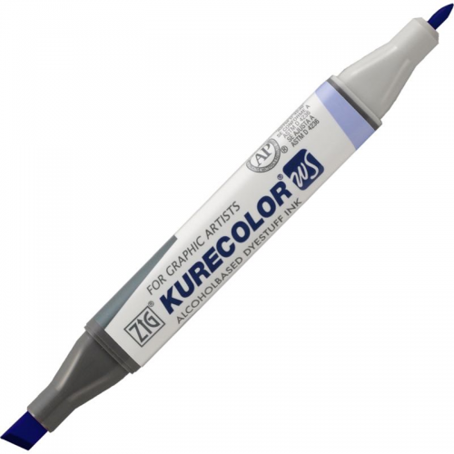 Zig Kurecolor Twins S KC-3000 315 PERSIAN BLUE  Mavi Renk Tekstil Kumaş Boya Kalemi