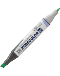 Zig Kurecolor Twins S KC-3000 520 GREEN SHADOW Yeşil Gölge Renk Tekstil Kumaş Boya Kalemi