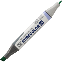 Zig Kurecolor Twins S KC-3000 553 EMERALD GREEN Zümrüt Yeşil Renk Tekstil Kumaş Boya Kalemi