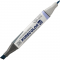 Zig Kurecolor Twins S KC-3000 834 (826) BLUE GRAY Mavi Gri 3 Renk Tekstil Kumaş Boya Kalemi