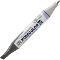 Zig Kurecolor Twins S KC-3000 W02 WARM GRAY Sıcak Gri 2 Renk Tekstil Kumaş Boya Kalemi
